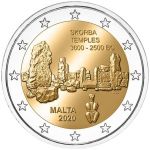 (2020) Malta 2 € commemorative - Skorba Temples in capsule