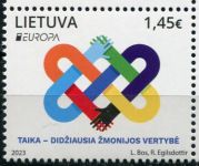 (2023) MiNr. 1395 ** - Lithuania - EUROPA: Peace
