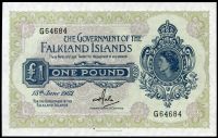 Falkland Islands (P 8e) 1 pounds (1982) - UNC
