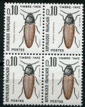 (1982) MiNr. P 106 **, 4-er - France - beetles - Klikovec