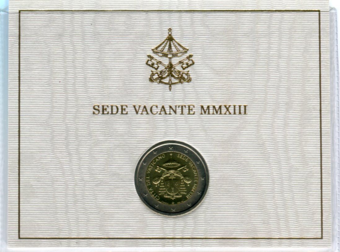 (2013) - 2 € - Vatikán - Sede Vacante (UNC)