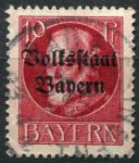 (1919) MiNr. 119 II. A - O - Bayern - King Ludwig III. - reprint
