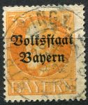 (1919) MiNr. 134 II. A - O - Bayern - Král Ludvík III. - přetisk