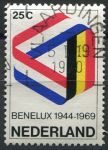 (1969) MiNr. 926 - O - Nizozemsko - 25 let Celní unie Beneluxu