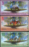 Aldabra Island - 3 - 10 Dollars Pounds (Fantasy bankovka) - polymer