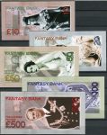 Fantasy bankovky - 10 - 500 Liber - Panovníci Velké Británie a jejich partneři