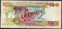 Šalamounovy ostr. (P 30a.2s) 100 dollars (2006) - UNC - SPECIMEN