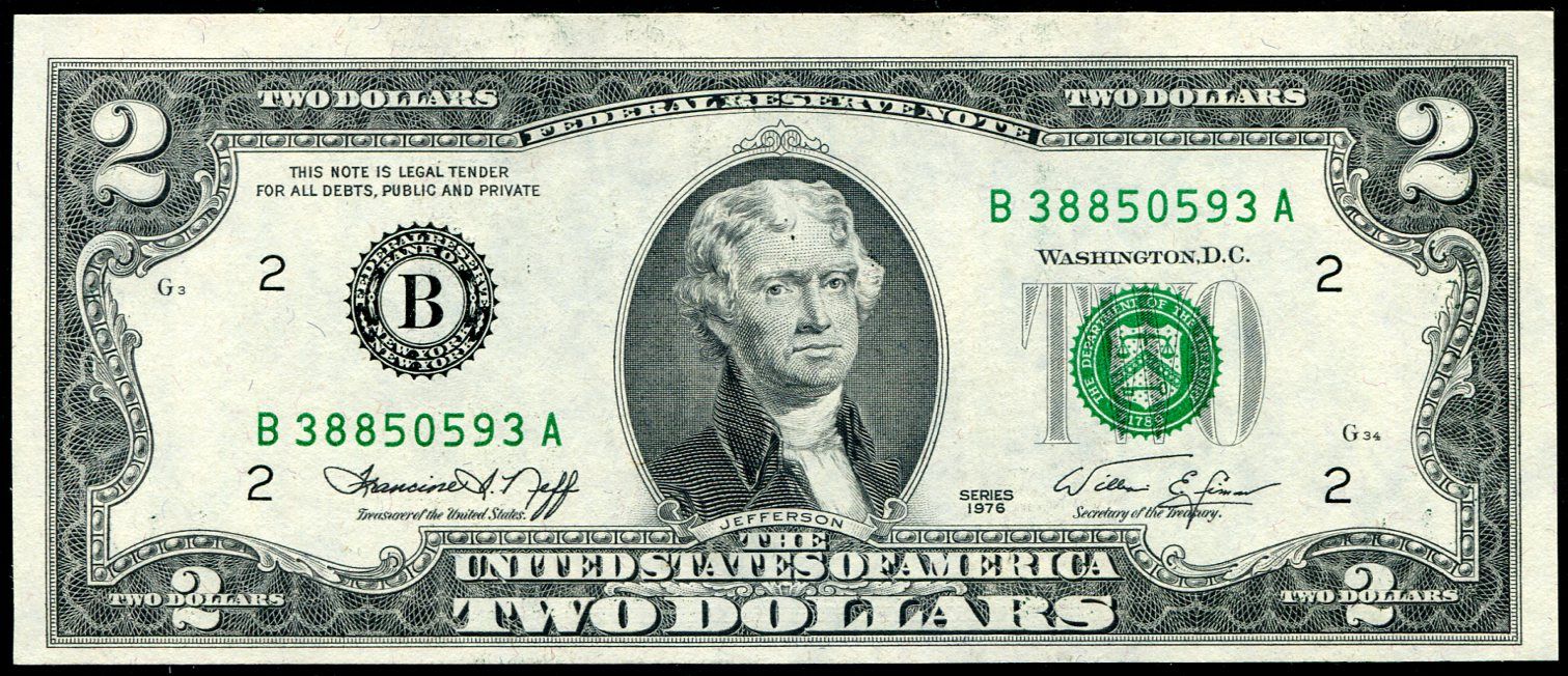 USA - P 461B - 2 dollars - 1976 series - 1/1 (B38850593A)
