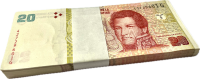 100x Argentina (P 355b.2) 20 Pesos (2018) - UNC