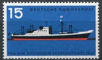 (1957) MiNr. 257 ** - Germany - German Maritime Day