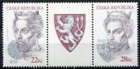 (2006) Mi.No. 478 - 479 ** coupon 3 - Czech Republic - Hereditary Kings of the Přemyslid Family