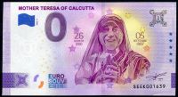 (2022-9) Italy - Mother Teresa of Calcutta - € 0,- souvenir