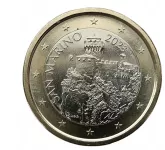 (2023) San Marino 1 € - UNC circulation coin in capsule