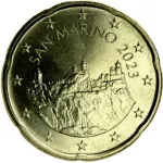 (2023) San Marino 20c - UNC circulation coin in capsule