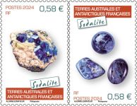 (2024) MiNr. ** - Francouzská Antarktida - Minerály: Sodalite