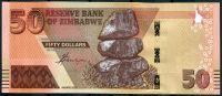 100x Zimbabwe (P 105) 50 dollars (2020) - UNC