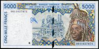 CFA- Senegal (K) - (P 713 Kj) 5000 Francs (2000) - UNC