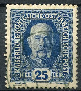 (1916) MiNr. 192- O - Austria-Hungary - stamp from the series: 60th anniversary of the reign of Emperor Franz Joseph I.