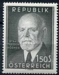 (1953) MiNr. 982 ** - Rakousko - Theodor Körner