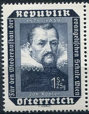 (1953) MiNr. 990 ** - Rakousko - Johannes Kepler