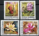 (1989) MiNr. 2333 - 2336 ** - Yugoslavia - Flowers from Vojvodina