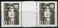 (1990) MiNr. 589 ** M - Saint Pierre a Miquelon - Marianne (přetisk)