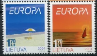 (2004) MiNr. 842 - 843 ** - Lithuania - EUROPA: Holiday