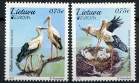 (2019) MiNr. 1310 - 1311 ** - Lithuania - EUROPA: native birds