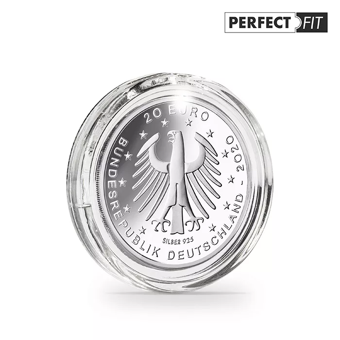 ULTRA Perfect Fit - 32,50 mm - German 20 € coins - round coin bubbles (pack of 100)