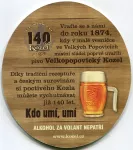 Velké Popovice - Velkopopovický kozel - Velkopopovický pivovar 11° - ALKOHOL ZA VOLANT NEPATŘÍ