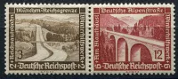 (1936) MiNr. 634 + 639 ** - Deutsches Reich - Dálnice + Alpská cesta