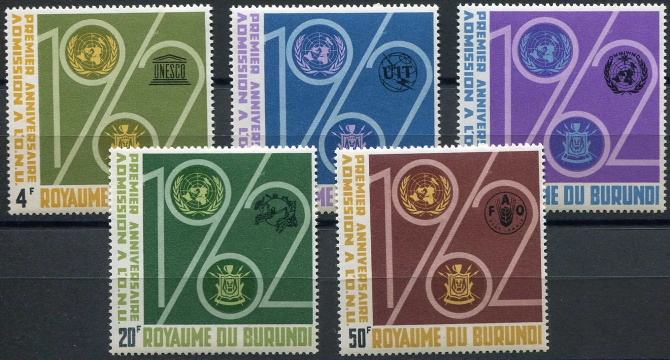 (1963) MiNr. 67 - 73 A ** - Burundi - Burundi a OSN