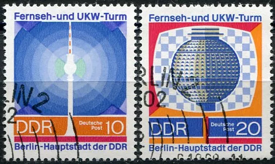 (1969) MiNr. 1509 - 1510 - O - DDR - 20 years of DDR