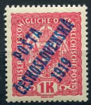 (1919) Pof. 47 ** - Československo - Pošta Československá 1919, přetisk I. typ