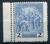 (1929) MiNo. 285 ** - Czechoslovakia - St. Wenceslas, double perforation left