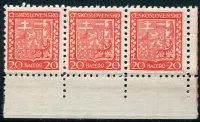 (1929) Pof. 250 ** (3-pá, roh) - Československo - Státní znak