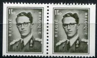 (1970) MiNr. 1621x Dl + Dr ** - Belgie - Král Baudouin I.