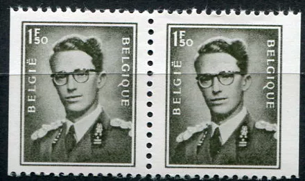(1970) MiNr. 1621x Dl + Dr ** - Belgie - Král Baudouin I.