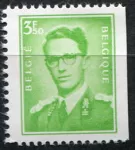 (1970) MiNr. 1623y Dr ** - Belgie - Král Baudouin
