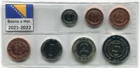 (2021/2022) Bosnia and Herzegovina - KM: 115-121 - set of coins (UNC)