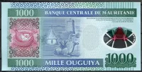 Mauretánie (P 19a) 1000 Ouguiya (28.11.2014) - UNC polymer
