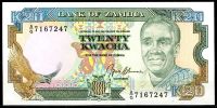 Zambia - (P 32b) 20 Kwacha (1991) - UNC