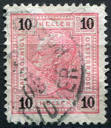 (1901) MiNr. 89 B - O - Austria-Hungary - stamp: Franz Joseph I.