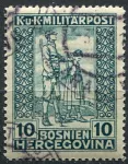(1918) MiNr. 142 - O - Bosnia and Herzegovina (Austria-Hungary) - war disabled