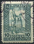 (1918) MiNr. 142 - O - Bosnia and Herzegovina (Austria-Hungary) - war disabled