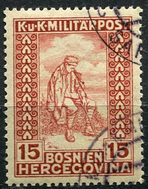 (1918) MiNr. 143 - O - Bosnia and Herzegovina (Austria-Hungary) - war disabled