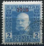 (1918) MiNr. 148 - O - Bosnia and Herzegovina (Austria-Hungary) - Emperor Franz Josef I. - reprint 1918
