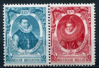 (1942) MiNr. 609 - 610 ** - Belgium - Fight against tuberculosis