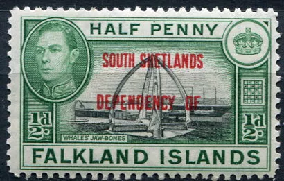 (1944) MiNr. SS 1 * - Falklands - South Shetlands dependency - memorial