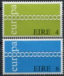(1971) MiNr. 265 - 266 ** - Ireland - Europe